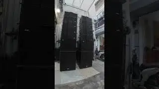 High-end array speaker system. Karaoke, music, and events. 0899494333