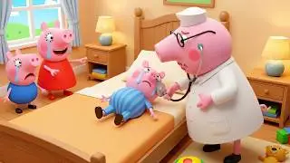 DOCTOR DRAMA! Peppa Pig Family Faces a Funny Bedroom Checkup Gone Wrong😂🩺| Peppa Pig Funny Animation