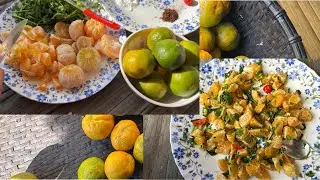 Orange/Mandarin/Tangerine salad/Chutney🍊|Season fruits|Winter fruits|winter vlogs|kumla🍊