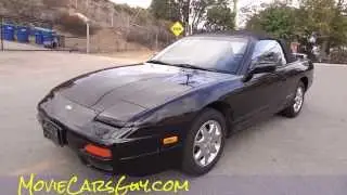 Nissan 240SX Convertible Movie Car Film TV Limited Edition Video