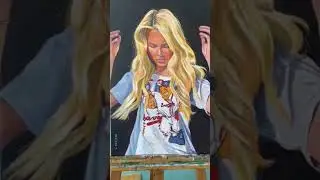 Portrait of Lily Balkcom (vocalist of the Castellows) #painting #art #artists #artgallery