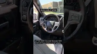 2020 Chevrolet Silverado 1500 RST Z71 Texas Edition w/ 7-inch lift and 24-inch wheels #liftedtrucks