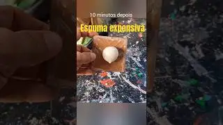 Como usar espuma expans&iacute;vel  #shorts #artes #artesanato  #espumaexpansiva #constru&ccedil;&atilde;o