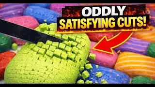🧼 Crystal Soap Cutting 🔪💎 | Ultra Sharp Clean Crunch