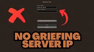 Minecraft No Griefing Server IP Address