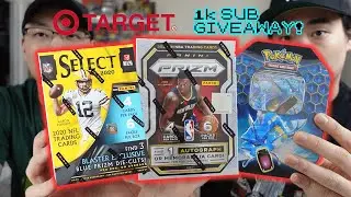 Target HAUL Opening! NFL Select, NBA Prizm & Hidden Fates + 1K Subscriber GIVEAWAY