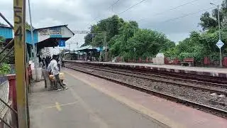 THE BALLYGHAT RAILWAY STATION PLATFORM 