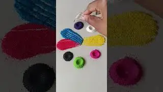 simple Rangoli, satisfying rangoli, Easy rangsatisfying #asmroli, Tricks and tips,ASMR#rangoli