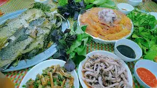 ĐI CÂU CÁ LÀ CÓ MÂM CƠM TOÀN ĐỒ NGON BỮA ĂN QUÊ DÂN DÃ | TUYÊN XINH GÁI