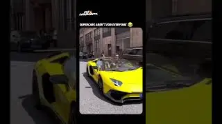 Guy on the right has good aero 😂 #carcommunity #lamborghini #supercar