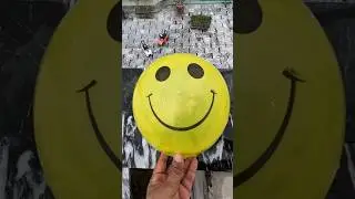Smiley Balloon POPPED Instantly 😱 But Plain Yellow Escaped! 💨