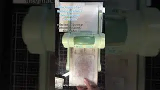 What side of an Embossing Folder should you ink?  #shorts #embossing tips