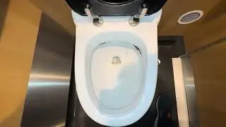 🚽 Bathroom tour: Vacuum toilet on a  High speed train in Sweden