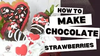 Fake Chocolate Covered Strawberries