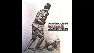 Atatürk Çizimi / Atatürk Kocatepe'de Karakalem Çizim /Adım adım Mustafa Kemal Atatürk Çizimi