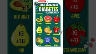 🥝Ensiklopedia | Buah juga aman untuk diabetes asal pilih yang tepat! #sehatitumudah #gayahidupsehat