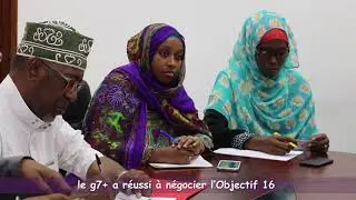 SDGs 16: Peace, Justice and Inclusive Institution means to g7+ countries