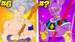 15 Best DRAGON BALL SUPER Fortnite Combos!