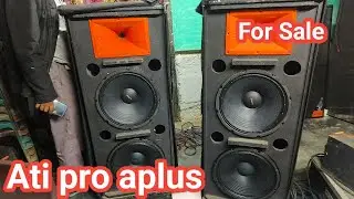 ATI Pro 400 Watt Speaker and A plus300 watt Speaker price and sound testing for sale ,Babu DJ Vlogs