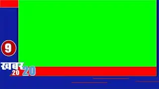 Top 20 फटाफट खबर | Green Screen News Template 2025 | Breaking News Studio Pack