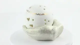 Bomboniera Matrimonio Lampada LED con Globo su Due Mani 🌍💡 | Idea Elegante e Simbolica
