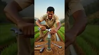 Digging a well to support agriculture #viral #Agricultural#crop