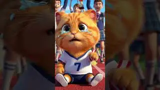 🏅😭 Cute Cat Crying After Losing the Race | Emotional Pixar-Style Animation #onefastcat #carandache
