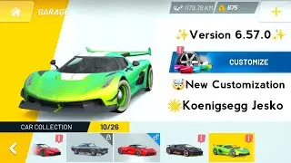 💥New Customization Koenigsegg Jesko - Extreme Car Driving Simulator 2022 Version 6.57.0