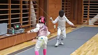 TOKYO OPEN FENCING 2025 U10 女鈍淘汰賽32強 LIAO Emily VS LIN Cen