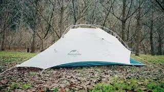 Naturehike Cloud Up Wing Camping Tent 15D Silicone Nylon Outdoor Tent With Mat NH19ZP083--POLOGOGOGO