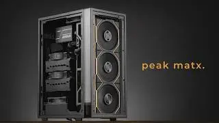 All Black, Compact Vertical Micro ATX Gaming PC Build - Lian Li B4 mATX