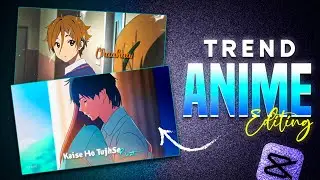 Instagram Anime Couple lyrics Reel editing in capcut | trending reels lyrics Editing Tutorial