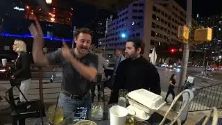Rich Campbell shows Cyr his new dance moves (richwcampbell)
