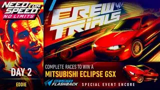 Day 2 (Eddie) Mitsubishi Eclipse GSX Special Event | NFS No Limits