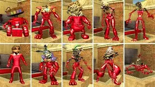 NEW ALL RUBY RUIN ANIMATRONICS ESCAPE ALL GLAMROCK ANIMATRONICS in Garry's Mod! FNAF Security Breach