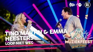 Tino Martin & Emma Heesters - Loop niet weg • Muziekfeest op het Plein 2021 // Sterren NL