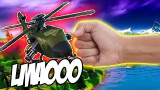 FIST BUMPING HELICOPTERS IN FORTNITE?! - POWERED BY: CAFFEINE.TV