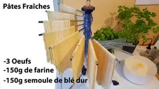 Recette des p&acirc;tes fraiches faites maison
