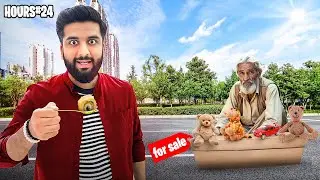 Eating Only Old Workers Favourite Food For 24 Hours !!