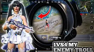 my enemy troll 1vs4 😅