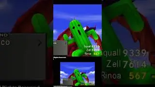 Cactuar GF Summon | Final Fantasy VIII Remastered | PS4 | #FinalFantasyVIII #Cactuar #Summon