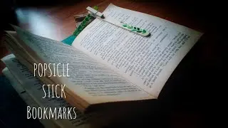 Popsicle stick bookmarks ideas🔖/DIY|Melon colour palette