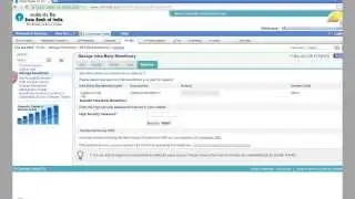 IN-How to add beneficiary to SBI online banking