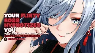 [F4M] Your Flirty Boss Hypnotizes You 📚🎧 [Study] [Work] [Productivity] [Hypnosis] [Drone]