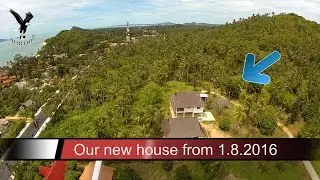 Our new home 1.7.2016 / Koh Samui  / overflown with my drone