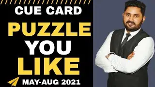 Puzzle You Like Cue Card | May to Aug Cue Cards 2021 | New Cue Card Puzzle | Latest Cue Card