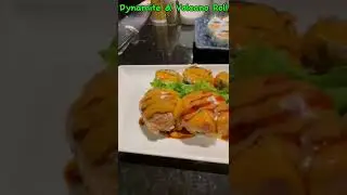 Dynamite and Volcano Roll #fyp #dynamite #volcano