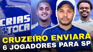 CRIAS REFORÇADOS | 6 JOGADORES QUE ESTAVAM EM BH VIAJAM PARA ENFRENTAR O SANTOS OELAS OITAVAS.