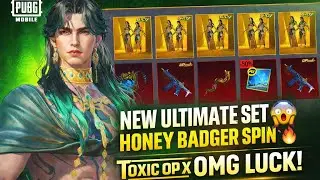 😱 NEW Ultimate Set & Honey Badger Spin Crate Opening | PUBG Mobile