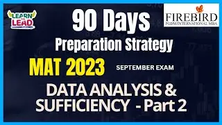 MAT MBA 2023 | 90 Days Preparation Strategy | Data Analysis and Sufficiency | Tips & Tricks #mba2024